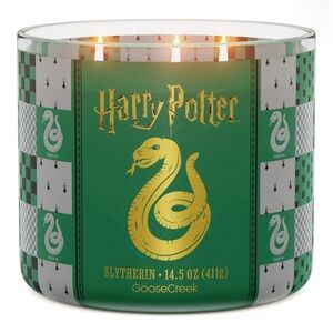 Harry Potter Slytherin 3-Wick Candle by Goose Creek 14.5 oz NEW